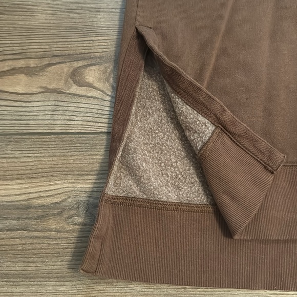 Old Navy Chocolate Brown Split Him Sweatshirt - Picture 6 of 6